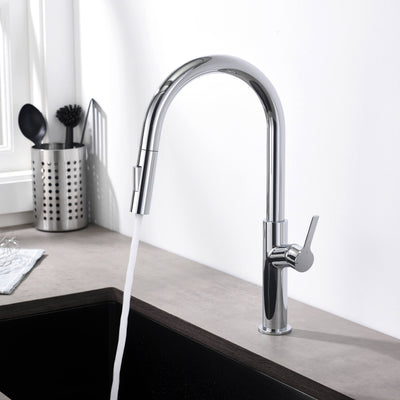 Neo Single Handle Pull Down Kitchen Sink Faucet - CKF-2018  - Shop at Home Craft Studio - 15