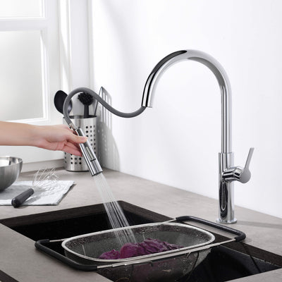 Neo Single Handle Pull Down Kitchen Sink Faucet - CKF-2018  - Shop at Home Craft Studio - 17