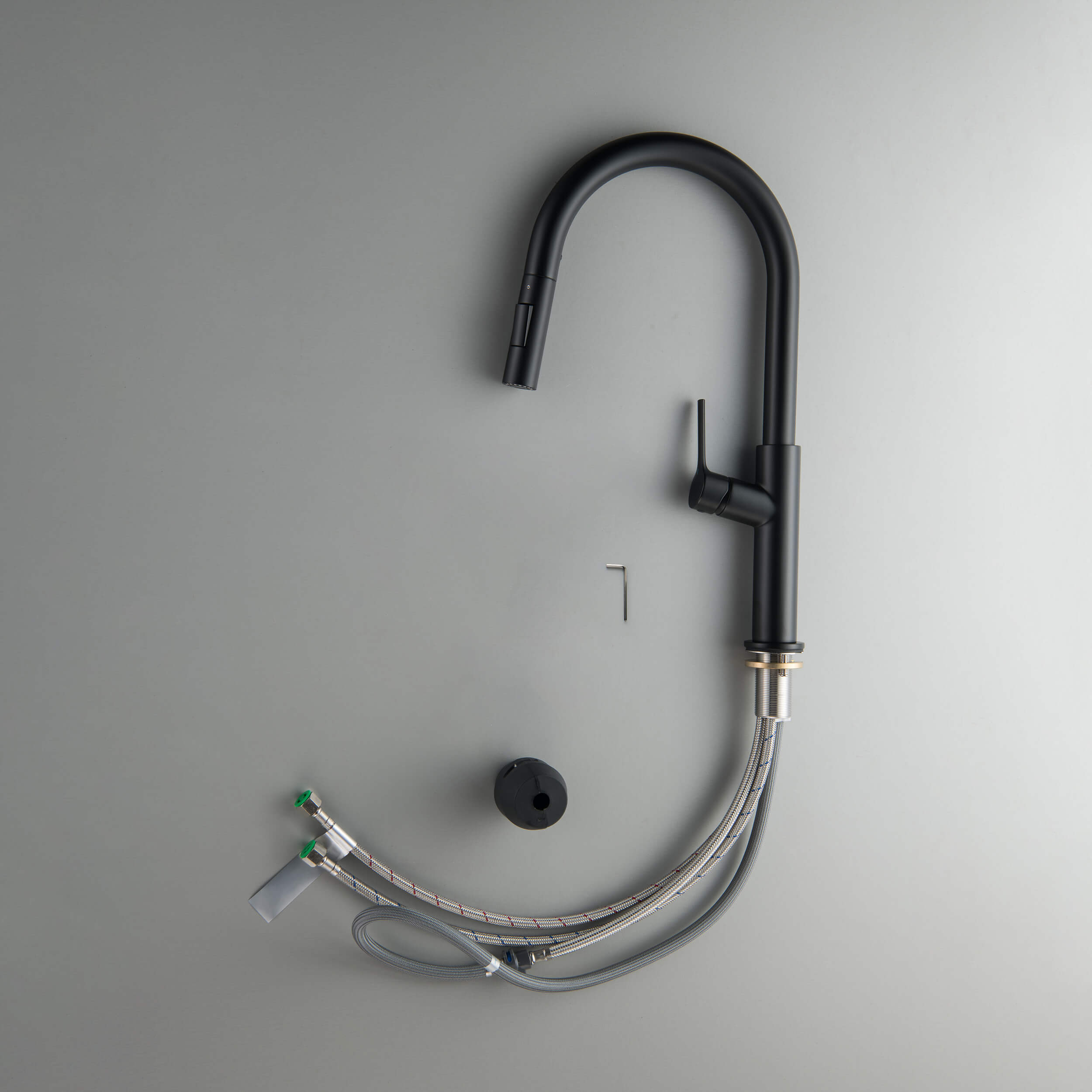Neo Single Handle Pull Down Kitchen Sink Faucet - CKF-2018  - Shop at Home Craft Studio - 26
