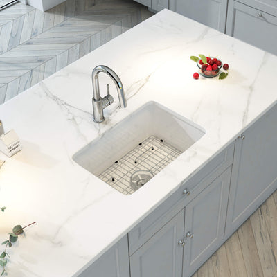 Nova 27" Fireclay Single Bowl Kitchen Undermount Sink - C2-27S  - Shop at Home Craft Studio - 3
