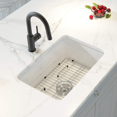 Nova 27" Fireclay Single Bowl Kitchen Undermount Sink - C2-27S  - Shop at Home Craft Studio - 5