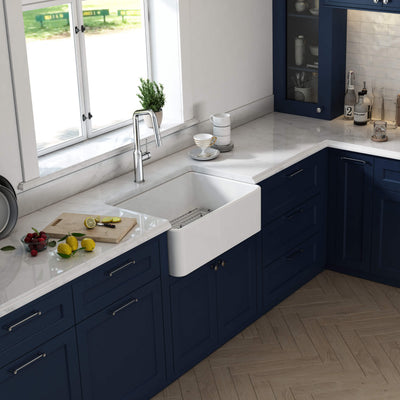 Nova 30" Fireclay Single Bowl Kitchen Farmhouse Sink - C2-30SF  - Shop at Home Craft Studio - 3