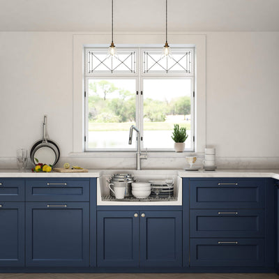 Nova 30" Fireclay Single Bowl Kitchen Farmhouse Sink - C2-30SF  - Shop at Home Craft Studio - 6