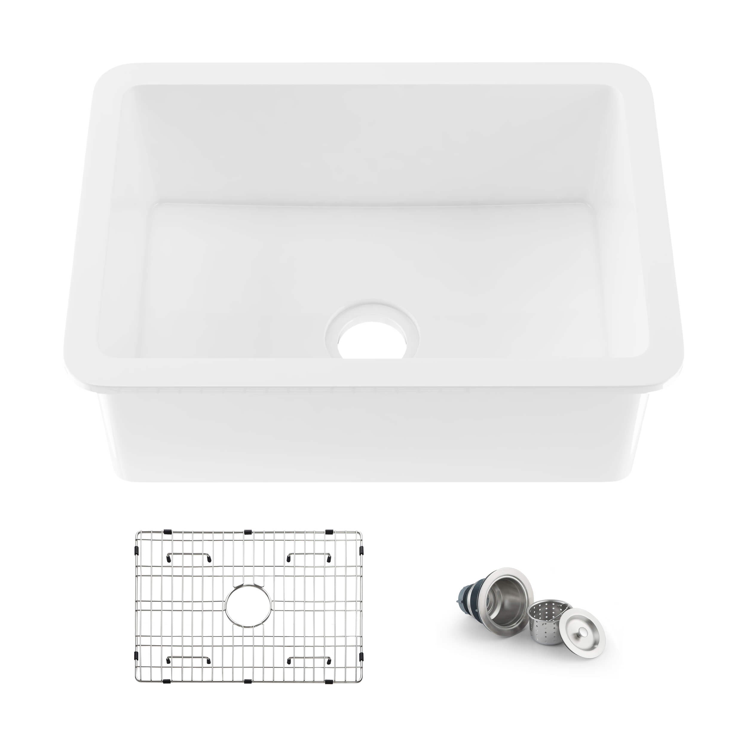 Nova 30" Fireclay Single Bowl Kitchen Undermount Sink - C2-30S  - Shop at Home Craft Studio - 1