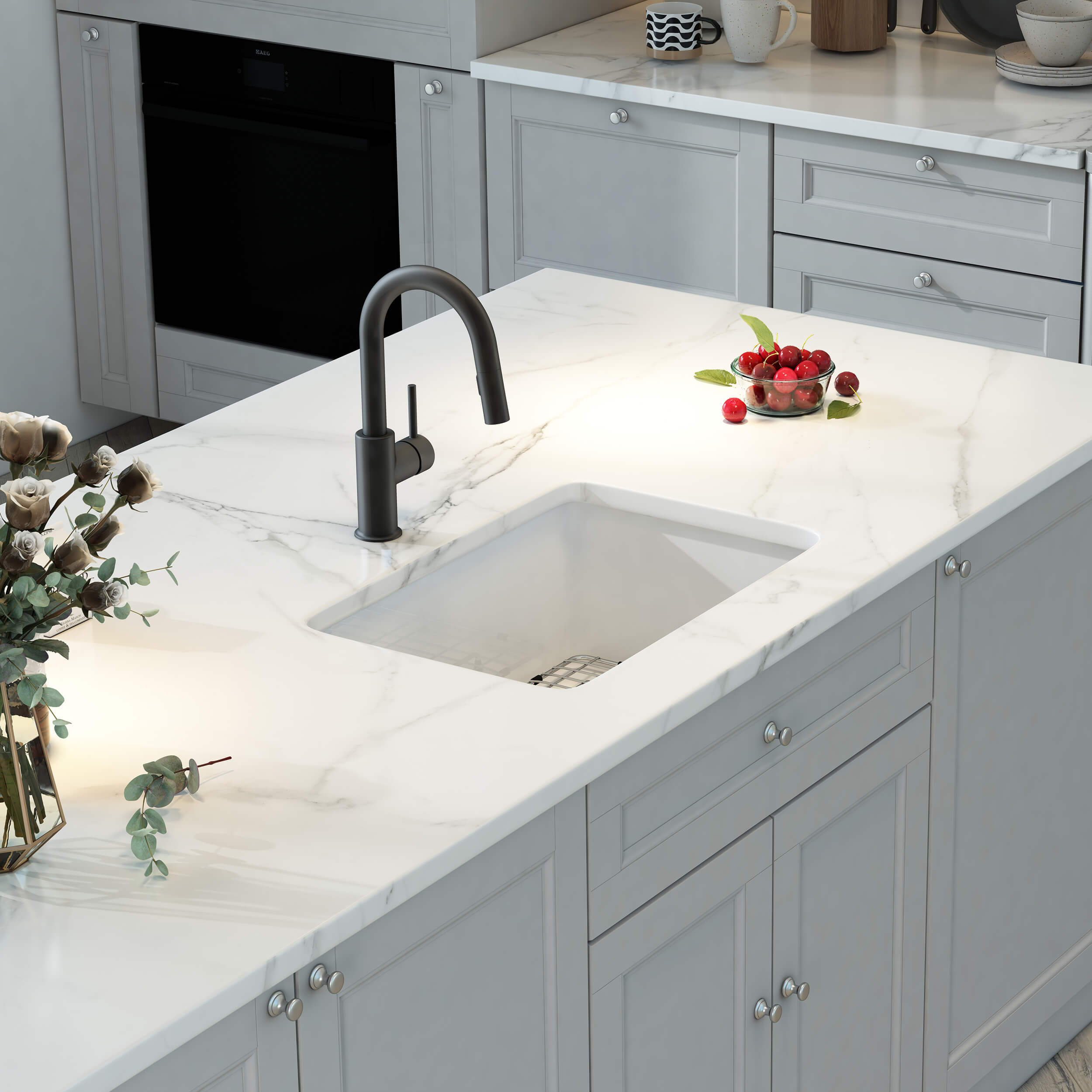 Nova 30" Fireclay Single Bowl Kitchen Undermount Sink - C2-30S  - Shop at Home Craft Studio - 2