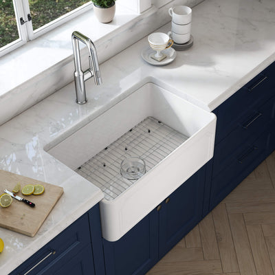 Nova - AR 30" Reversible Fireclay Single Bowl Kitchen Farmhouse Sink - C2-30SFAR  - Shop at Home Craft Studio - 4