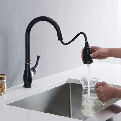 Omaha Single Handle Pull Down Kitchen Sink Faucet - CKF-2009  - Shop at Home Craft Studio - 8
