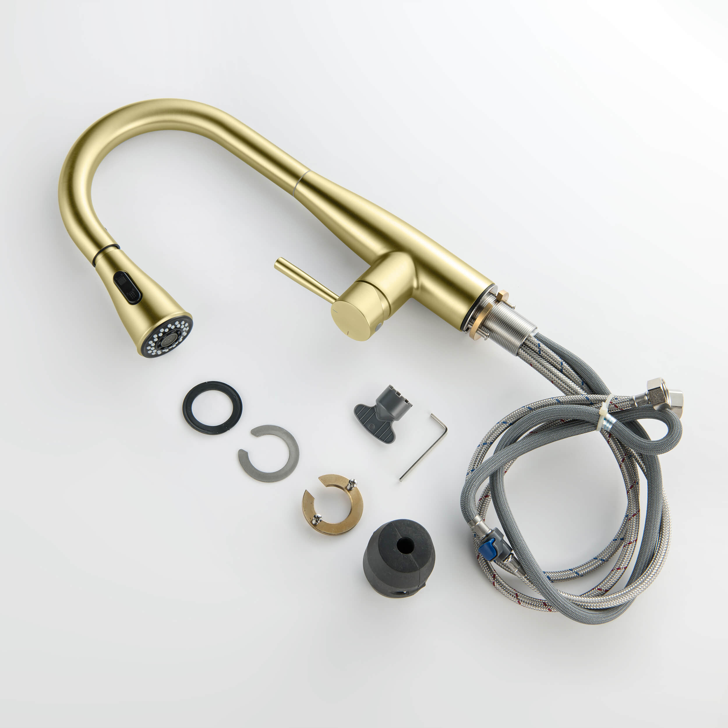 Plano Single Handle Pull Down Kitchen & Bar Sink Faucet - CKF-2015  - Shop at Home Craft Studio - 8