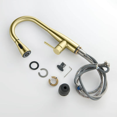 Plano Single Handle Pull Down Kitchen & Bar Sink Faucet - CKF-2015  - Shop at Home Craft Studio - 8