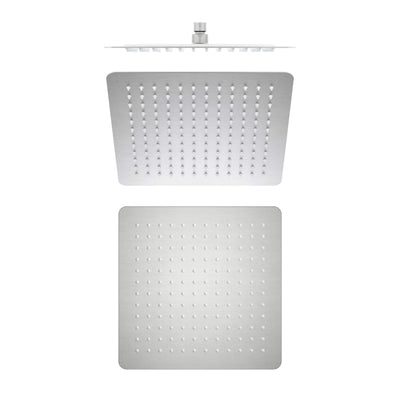 Quadra 12" Metal Rain Shower Head 2mm Ultra Thin Profile - RS103  - Shop at Home Craft Studio - 9