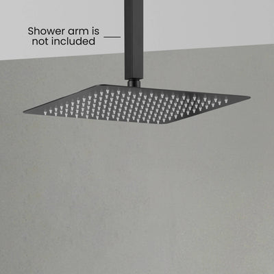 Quadra 12" Metal Rain Shower Head 2mm Ultra Thin Profile - RS103  - Shop at Home Craft Studio - 29