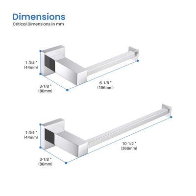 Quadra 2-Piece Bathroom Hardware Set - C-CBA15-2-1  - Shop at Home Craft Studio - 23