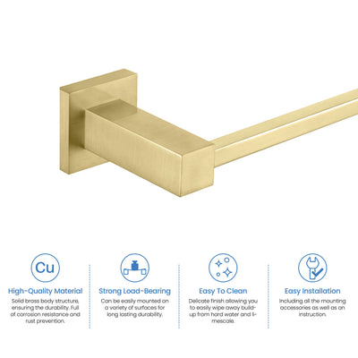 Quadra 2-Piece Bathroom Hardware Set - C-CBA15-2-2  - Shop at Home Craft Studio - 6