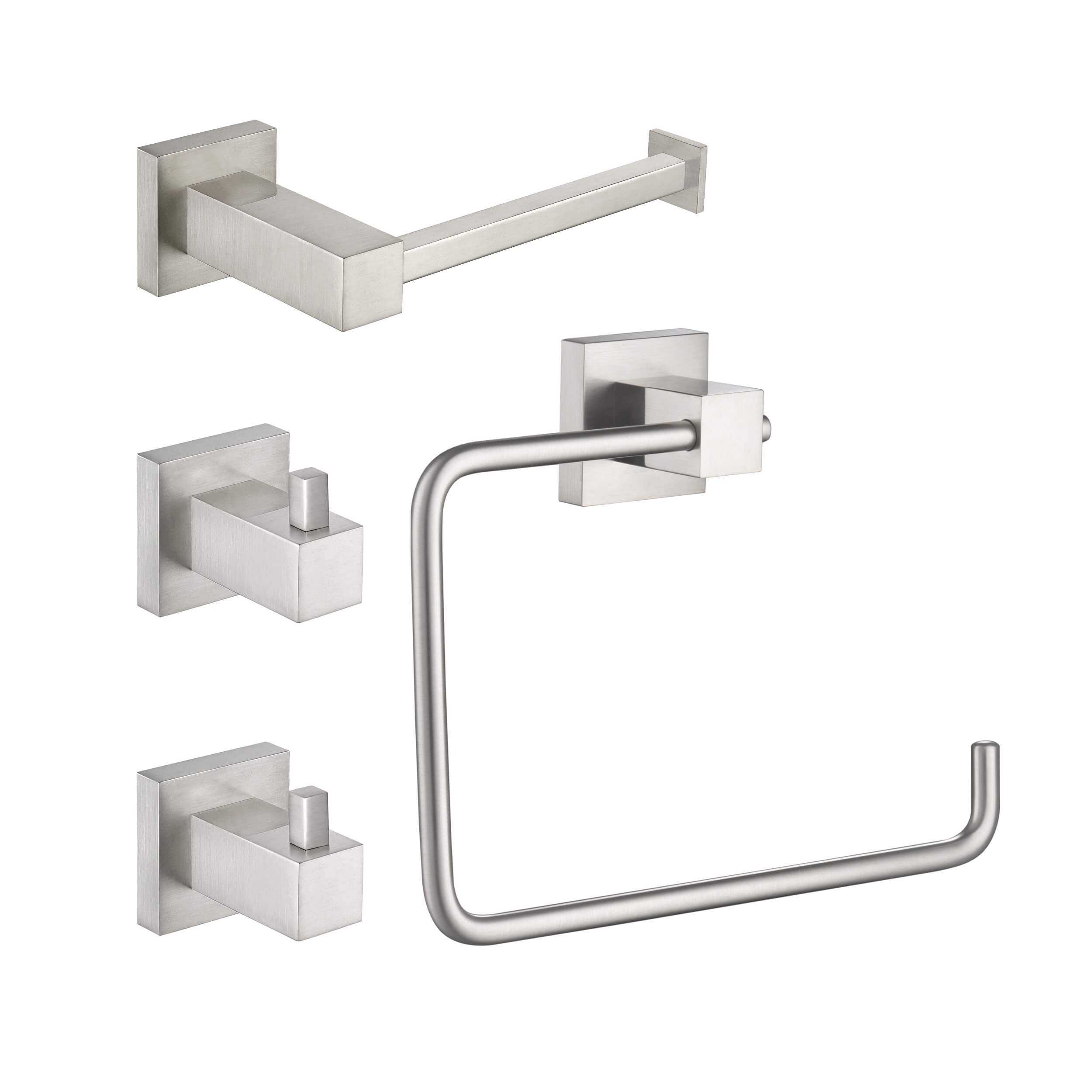 Quadra 4-Piece Bathroom Hardware Set - C-CBA15-4-1  - Shop at Home Craft Studio - 11