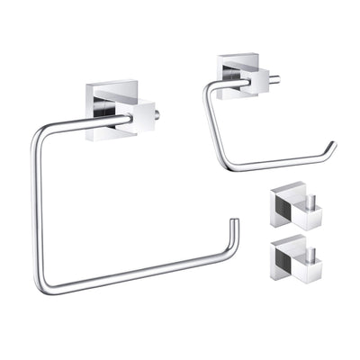 Quadra 4-Piece Bathroom Hardware Set - C-CBA15-4-2  - Shop at Home Craft Studio - 19