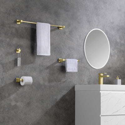 Quadra 4-Piece Bathroom Hardware Set - C-CBA15-4  - Shop at Home Craft Studio - 2