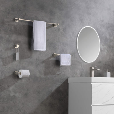 Quadra 4-Piece Bathroom Hardware Set - C-CBA15-4  - Shop at Home Craft Studio - 9