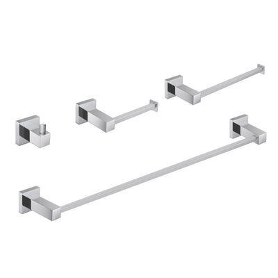 Quadra 4-Piece Bathroom Hardware Set - C-CBA15-4  - Shop at Home Craft Studio - 22