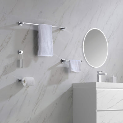 Quadra 4-Piece Bathroom Hardware Set - C-CBA15-4  - Shop at Home Craft Studio - 24