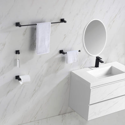 Quadra 4-Piece Bathroom Hardware Set - C-CBA15-4  - Shop at Home Craft Studio - 17