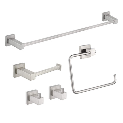 Quadra 5-Piece Bathroom Hardware Set - C-CBA15-5-1  - Shop at Home Craft Studio - 11
