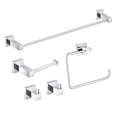 Quadra 5-Piece Bathroom Hardware Set - C-CBA15-5-1  - Shop at Home Craft Studio - 21