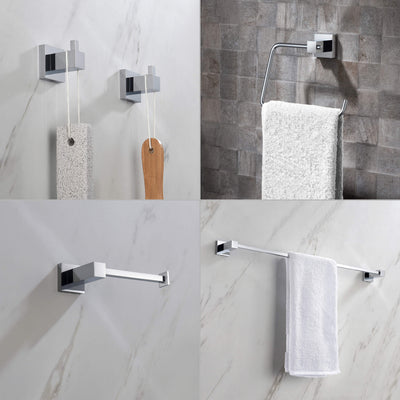 Quadra 5-Piece Bathroom Hardware Set - C-CBA15-5-1  - Shop at Home Craft Studio - 22