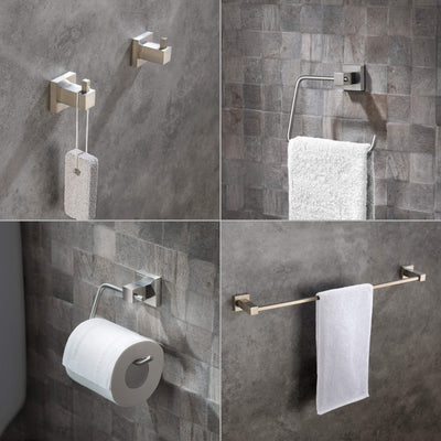 Quadra 5-Piece Bathroom Hardware Set - C-CBA15-5-2  - Shop at Home Craft Studio - 13