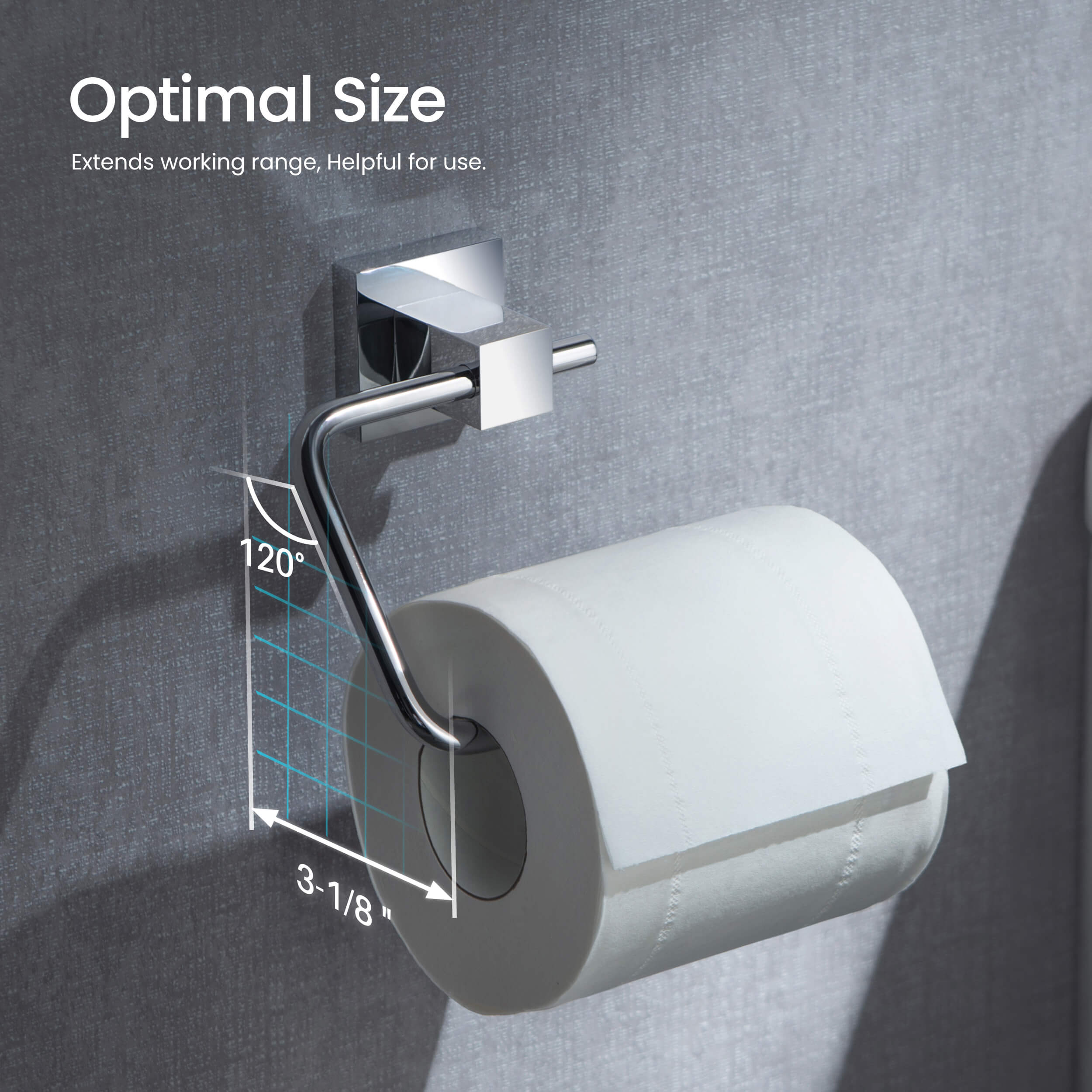 Quadra 5-Piece Bathroom Hardware Set - C-CBA15-5-2  - Shop at Home Craft Studio - 26
