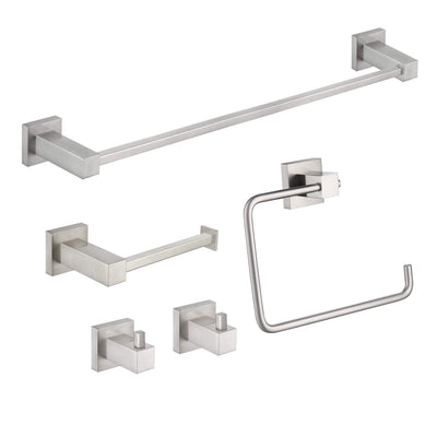 Quadra 5-Piece Bathroom Hardware Set - C-CBA15-5-3  - Shop at Home Craft Studio - 10