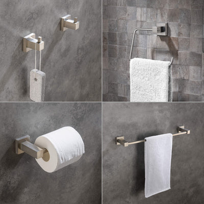 Quadra 5-Piece Bathroom Hardware Set - C-CBA15-5-3  - Shop at Home Craft Studio - 12