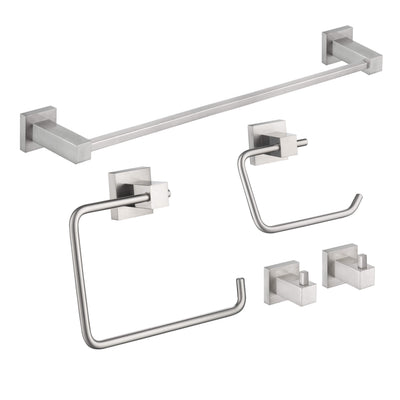 Quadra 5-Piece Bathroom Hardware Set - C-CBA15-5-4  - Shop at Home Craft Studio - 11