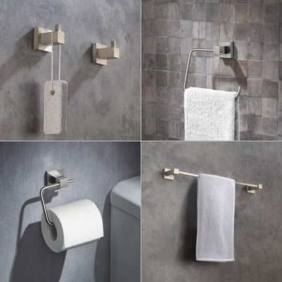 Quadra 5-Piece Bathroom Hardware Set - C-CBA15-5-4  - Shop at Home Craft Studio - 12