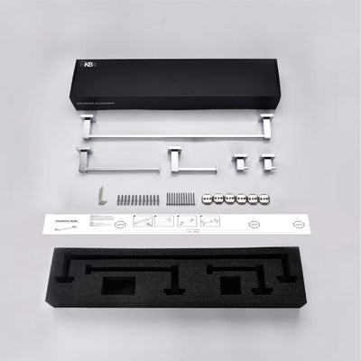 Quadra 5-Piece Bathroom Hardware Set - C-CBA15-5  - Shop at Home Craft Studio - 27