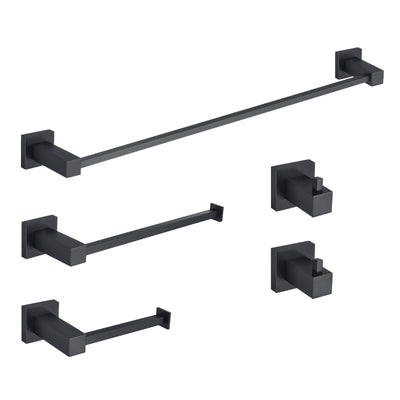 Quadra 5-Piece Bathroom Hardware Set - C-CBA15-5  - Shop at Home Craft Studio - 14