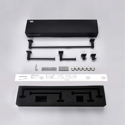 Quadra 5-Piece Bathroom Hardware Set - C-CBA15-5  - Shop at Home Craft Studio - 19