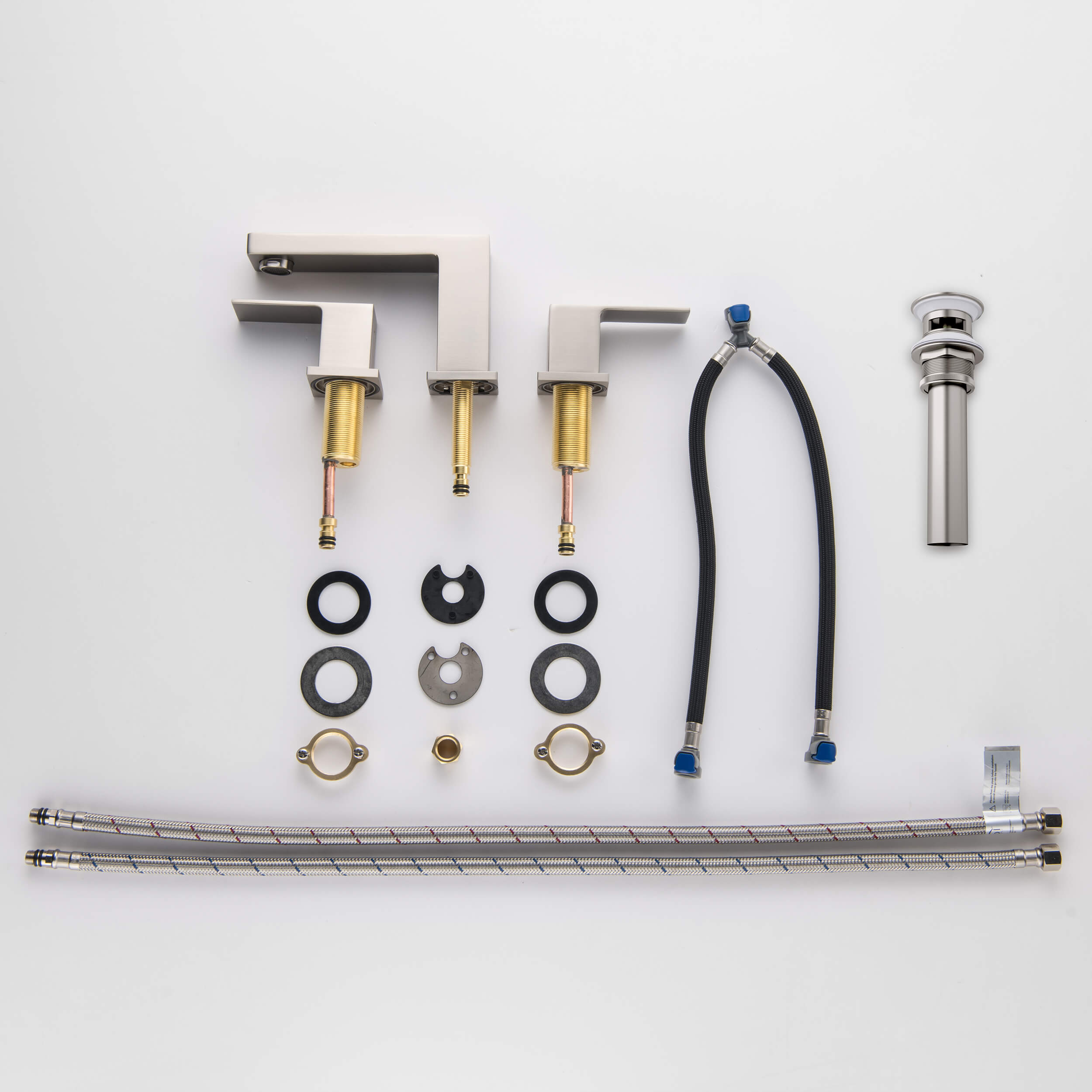Quadra 8" Widespread Bathroom Sink Faucet with Drain Assembly - CBF-1024  - Shop at Home Craft Studio - 12
