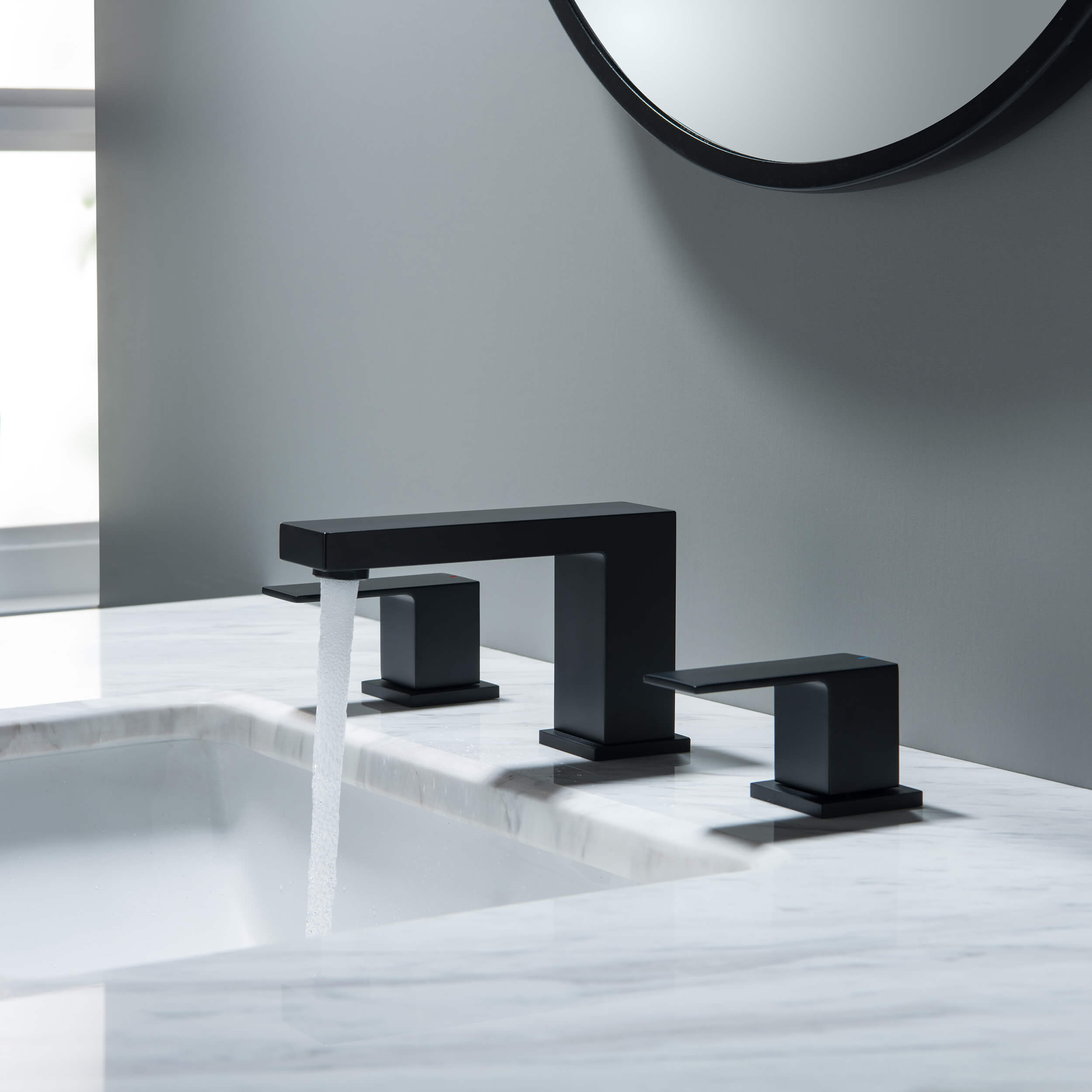 Quadra 8" Widespread Bathroom Sink Faucet with Drain Assembly - CBF-1024  - Shop at Home Craft Studio - 22