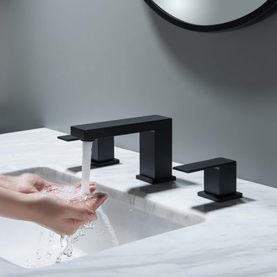 Quadra 8" Widespread Bathroom Sink Faucet with Drain Assembly - CBF-1024  - Shop at Home Craft Studio - 24