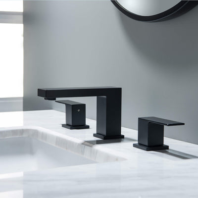Quadra 8" Widespread Bathroom Sink Faucet with Drain Assembly - CBF-1024  - Shop at Home Craft Studio - 25