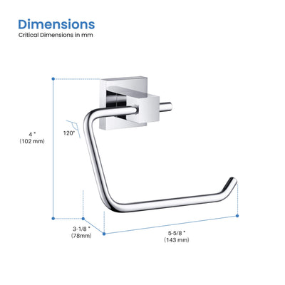 Quadra Bathroom Toilet Paper Holder - CBA-1505  - Shop at Home Craft Studio - 20