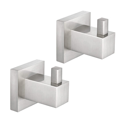 Quadra Bathroom Towel & Robe Hook 2 Count - CBA-1501-2PC  - Shop at Home Craft Studio - 8