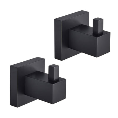 Quadra Bathroom Towel & Robe Hook 2 Count - CBA-1501-2PC  - Shop at Home Craft Studio - 22