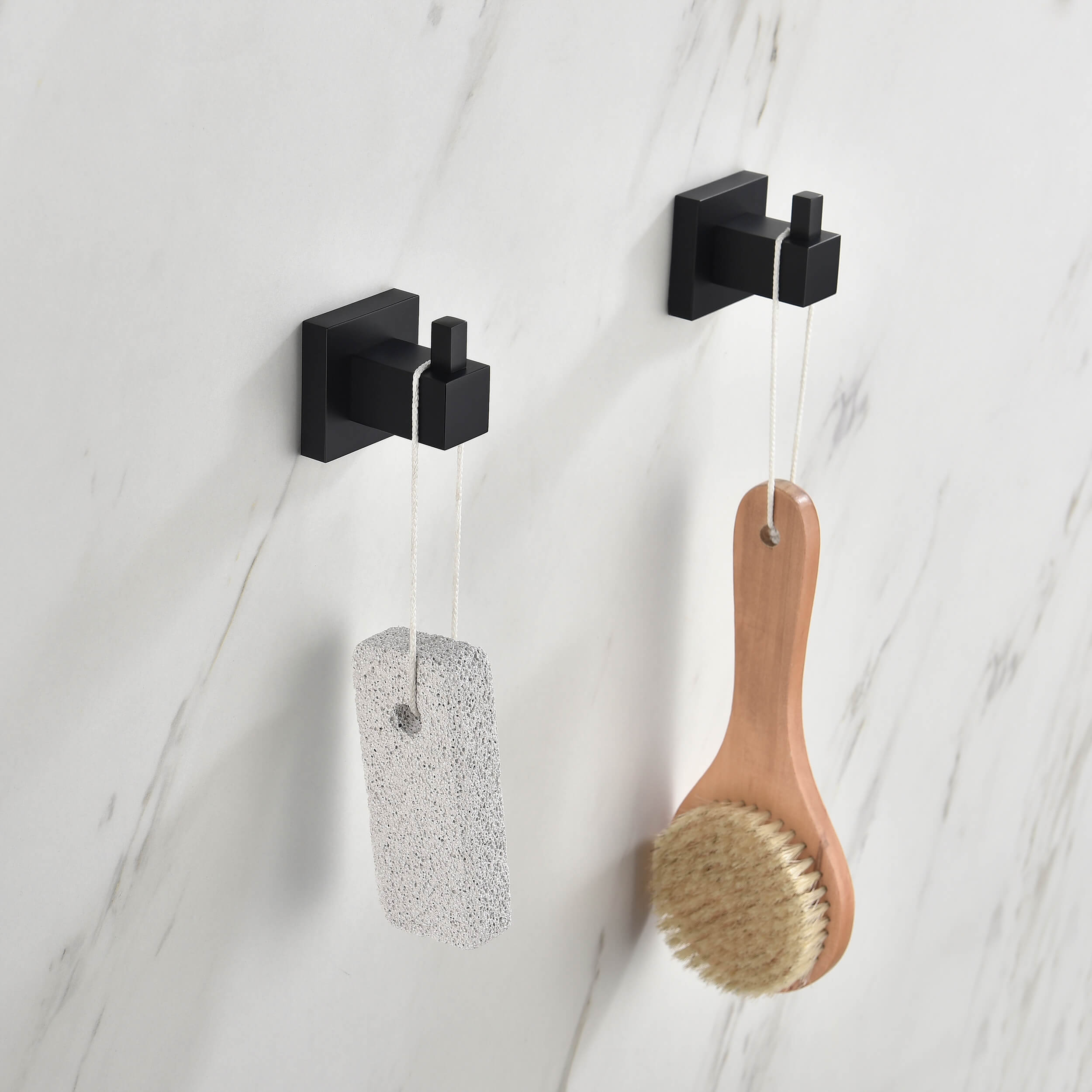 Quadra Bathroom Towel & Robe Hook 2 Count - CBA-1501-2PC  - Shop at Home Craft Studio - 24