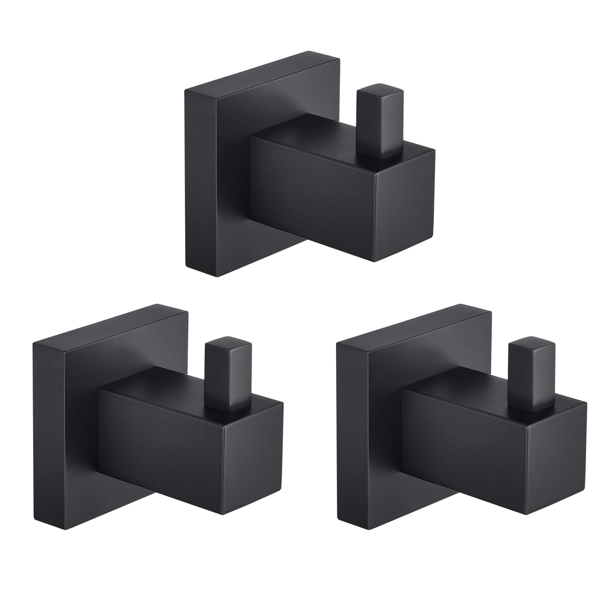 Quadra Bathroom Towel & Robe Hook 3 Count - CBA-1501 - 3PC  - Shop at Home Craft Studio - 22