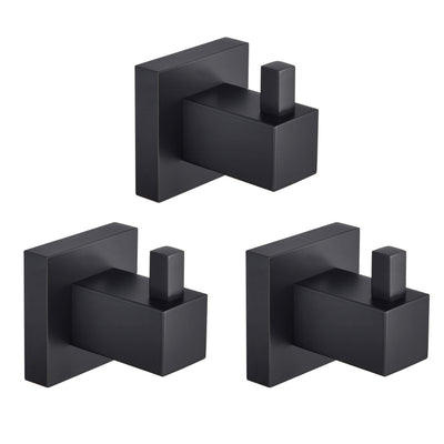 Quadra Bathroom Towel & Robe Hook 3 Count - CBA-1501 - 3PC  - Shop at Home Craft Studio - 22