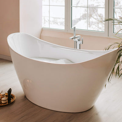 Quadra Floor Mount Tub Filler With Hand Shower - CTF-3002  - Shop at Home Craft Studio - 8