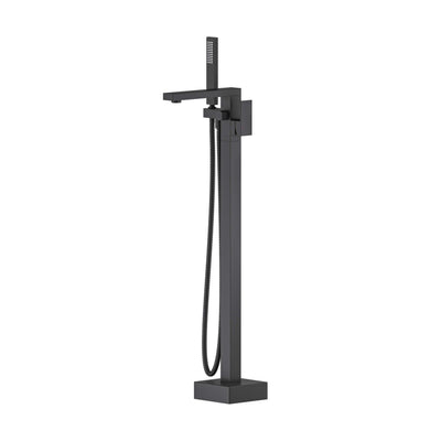 Quadra Floor Mount Tub Filler With Hand Shower - CTF-3002  - Shop at Home Craft Studio - 15