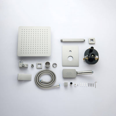 Quadra Pressure Balanced 2-Function Ceiling Mount Shower System with Rough-In Valve - CSF-4012  - Shop at Home Craft Studio - 9