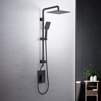 Quadra Pressure Balanced 2-Function Wall Mount Shower Column with Rough In Valve - CSC-4104  - Shop at Home Craft Studio - 28